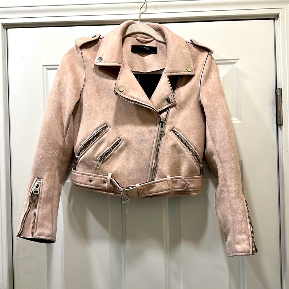 Zara Basic Moto Jacket - image 4